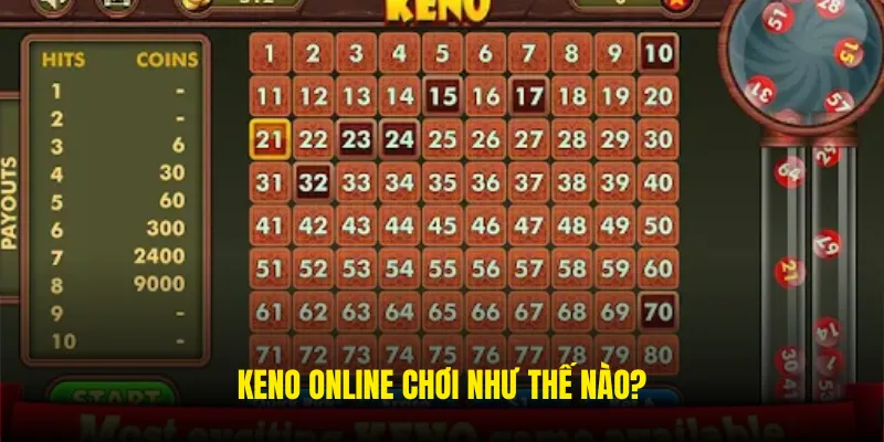Thông tin về keno online chơi như thế nào?