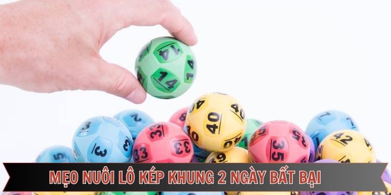 Bí kíp nuôi lô kép khung 2 ngày với tỷ lệ trúng cao